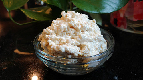 herbed almond ricotta