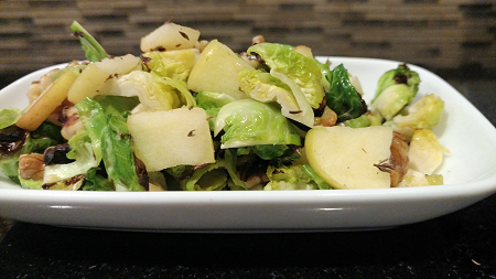 Toasted Brussels Sprout Salad