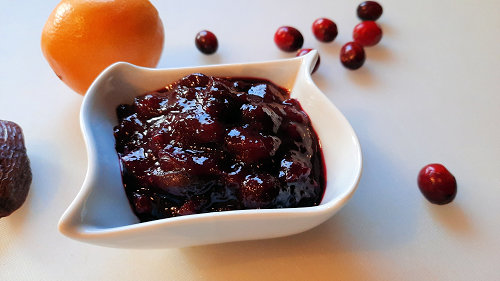 Blue-Cranberry Chutney