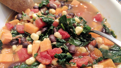 Sweet Potato and Kale Soup