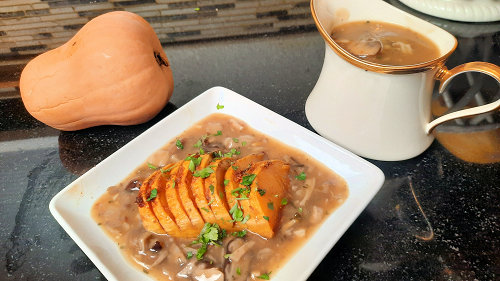 Vegan mushroom gravy